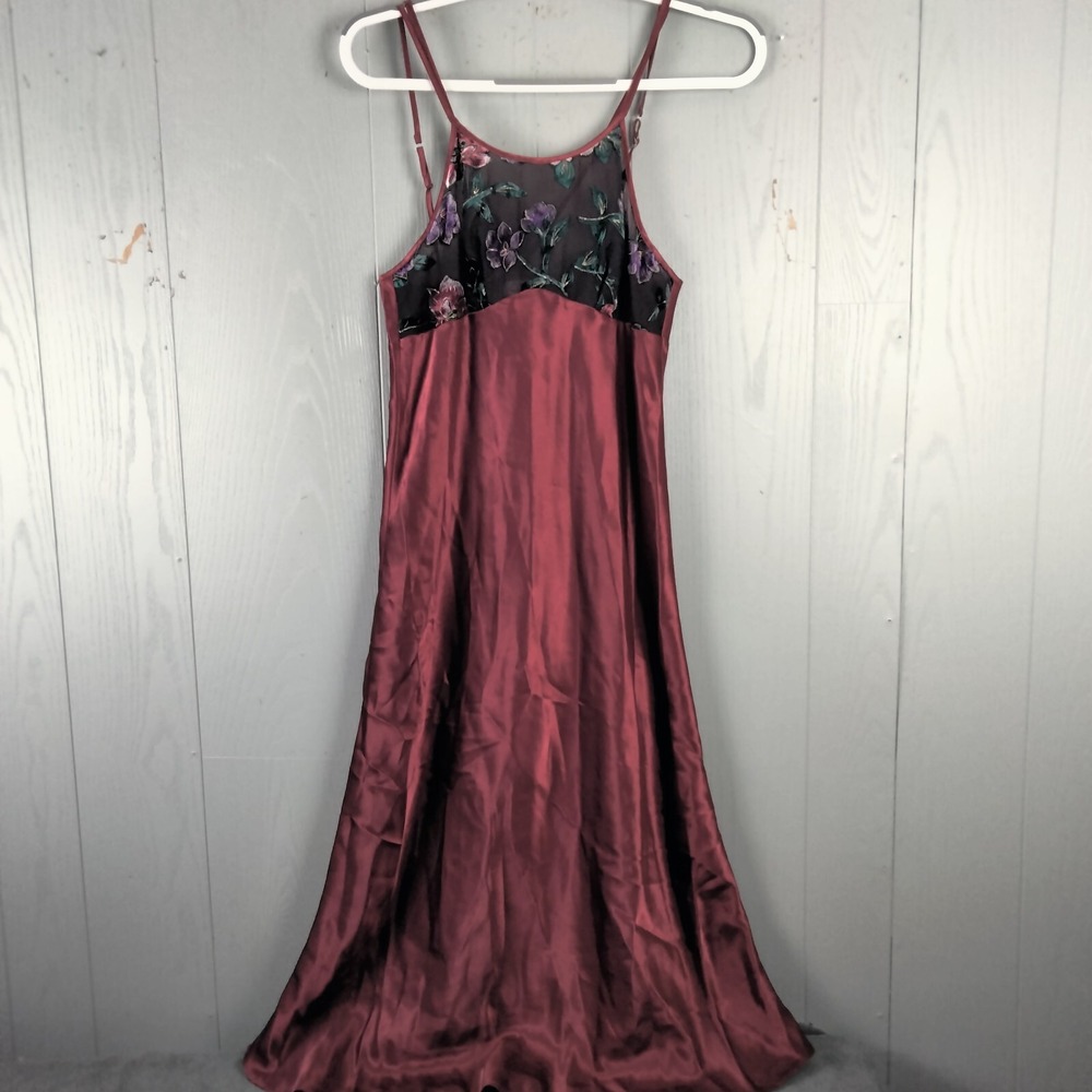 Vintage Y2K Secret Treasures Ballet‎ Gown Small Velour Satin Whimsigoth Fairy